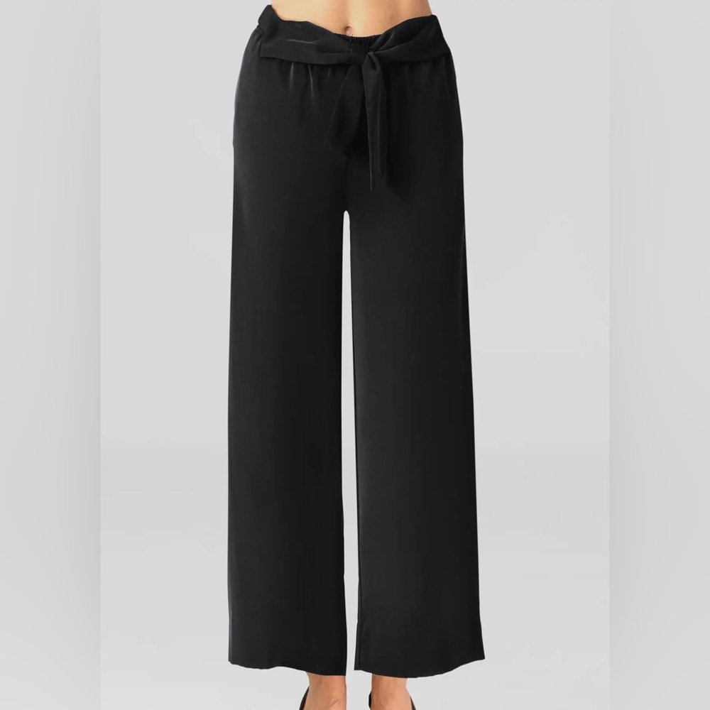 Gretchen Scott silky heaven uptown girl Elegant Black Pants New L